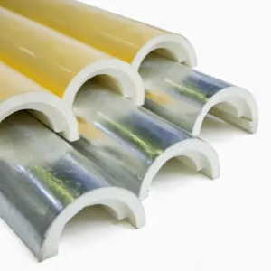 Скорлупа ППУ фольгированная для теплотрассы 159х40 мм K-flex